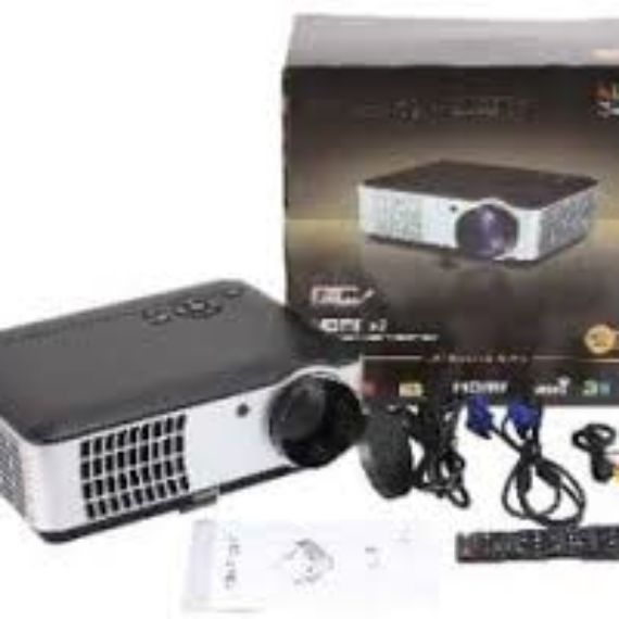 High Powered RD806 Full 3D- HD LED Portable Projector With 2800 Lumens