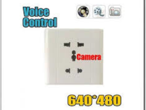 Home Wall Socket Camera With High Quality Video Recorder