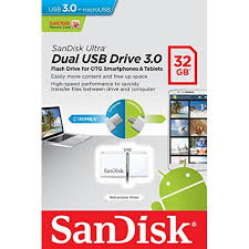 SanDisk 32GB Dual 3.0 USB Flash Drive