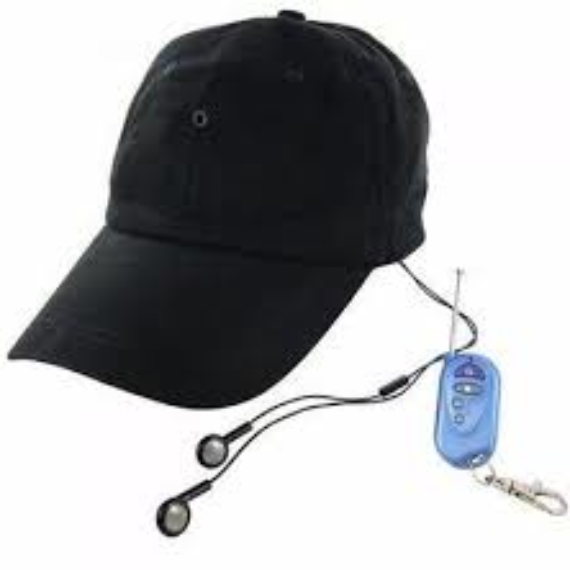 Spy Camera Face Cap + Remote Control Key Holder