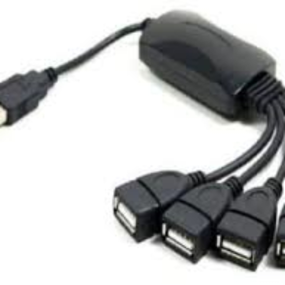 Universal USB Multi-Hub 4 Ports – Black