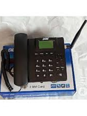 DDK Dual Sim Gsm Land Phone With Backup Battery And Call Transfer Features