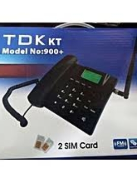 TDK (Reduced Shipping Fee) Wireless GSM Dual Sim Table Phone With FM Radio